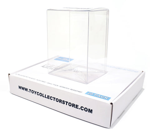 Toy Collector Store Collapsible .50mm Thick Protector Box 20-Pack Fits 4" Funko POP